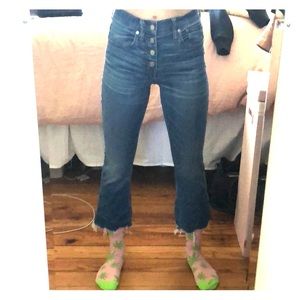 Cali Demi Boot Madewell button fly jeans